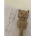 Ручка для бубна "Кот"